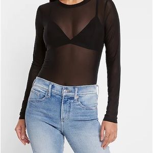Urban Outfitters Long sleeve mesh shirt